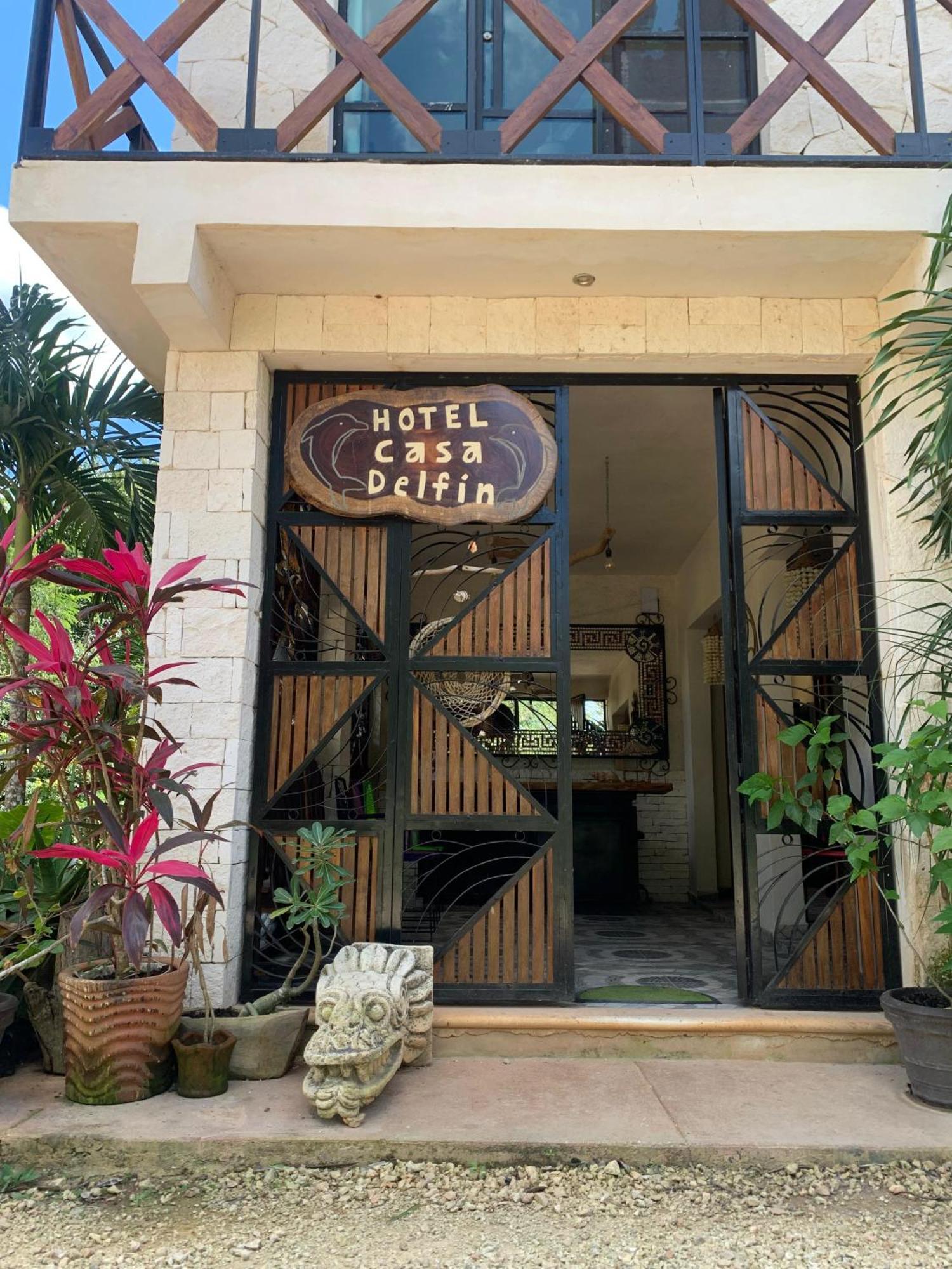 Casa Delfin Tulum Apartment Macario Gomez Bagian luar foto